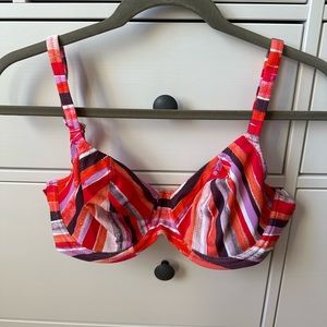 Freya Bali Bay Plunge Bikini Top Size 34DDD NWT 🤩